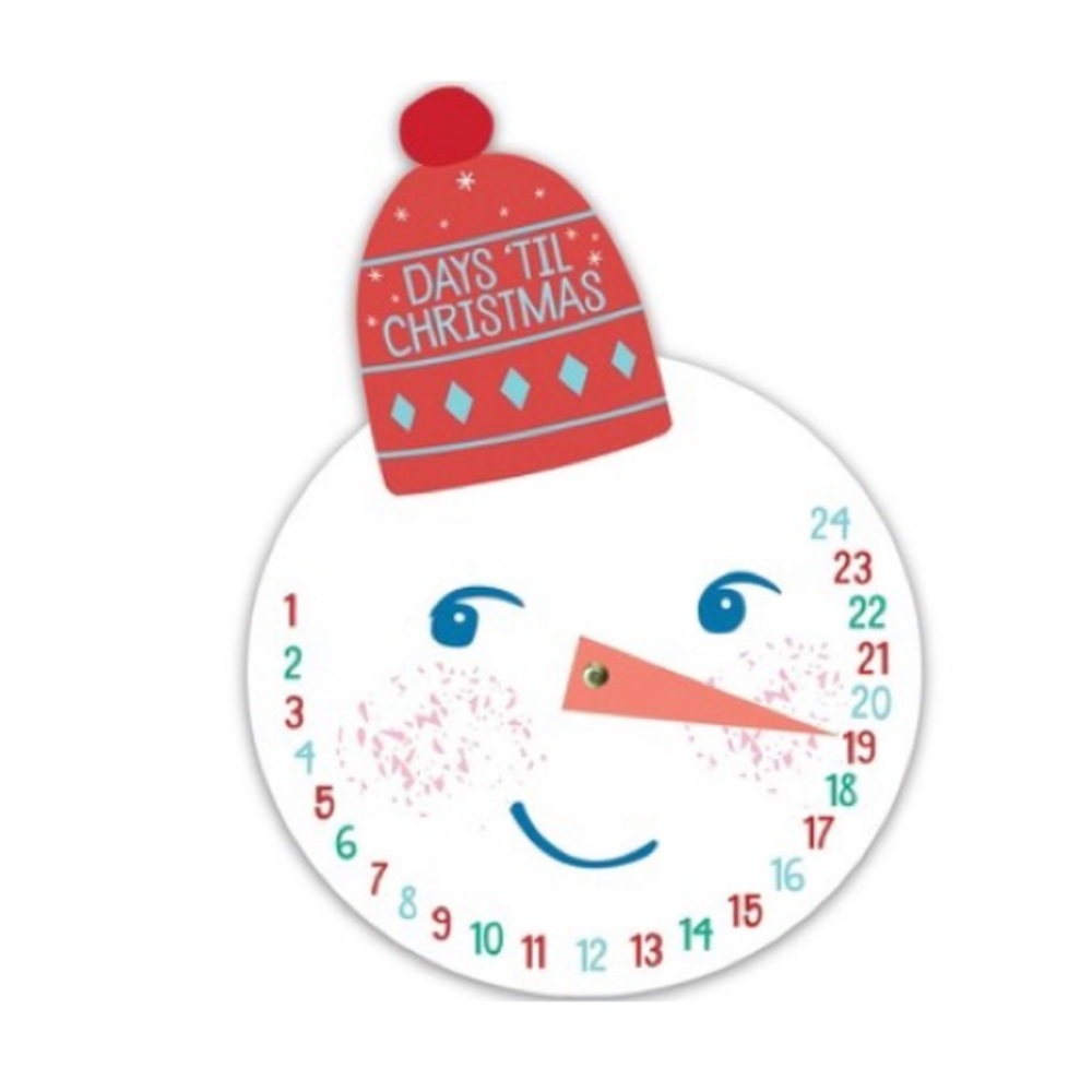 Wondershop 12ct Snowman Countdown Clock
